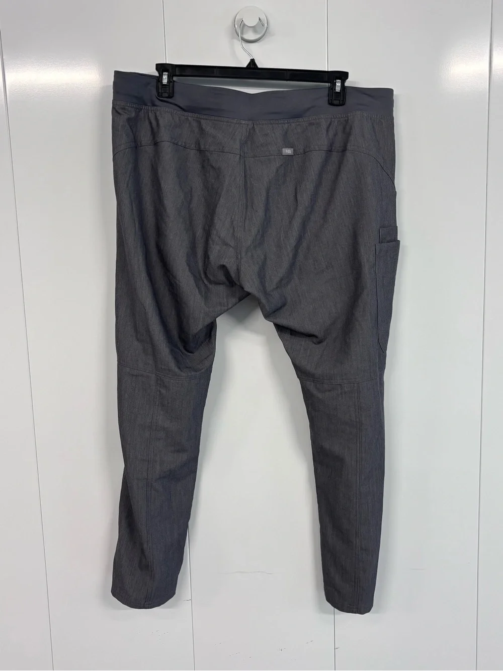 FIGS Scrub Pants Mens XXL Gray Heathered Cargo Technical Collection Medical
